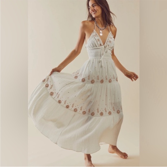Free People Real Love Embroidered Dress - Picture 2 of 8